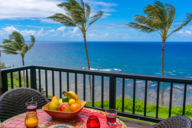 Lake House Oceanfront views, top floor privacy, bright tropical interior, , on Kauai - Princeville in Hawaii - Lakehouse Vacation Rental - Lake Home for rent on LakeHouseVacations.com