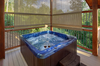 Lake House Amazing High End Luxury Indoor Pool Cabin with Theater Room and Views, , on Powdermilk Creek - Gatlinburg in Tennessee - Lakehouse Vacation Rental - Lake Home for rent on LakeHouseVacations.com