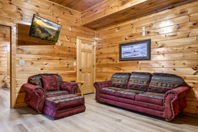 Lake House Escape to a Luxury Cabin with Private Theater Room - Arts and Crafts Location, , on Powdermilk Creek - Gatlinburg in Tennessee - Lakehouse Vacation Rental - Lake Home for rent on LakeHouseVacations.com