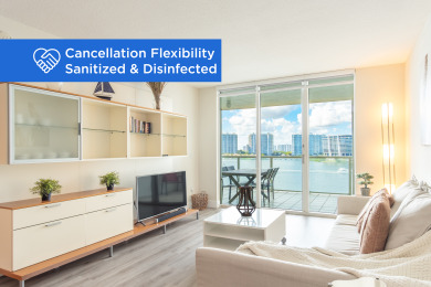 Lake House Quiet marine condo with breathtaking views of the bay WIFI + Parking, , on Atlantic Ocean - Sunny Isles Beach in Florida - Lakehouse Vacation Rental - Lake Home for rent on LakeHouseVacations.com