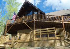 Lakehouse Vacation Rental - Lake Homes for rent on LakeHouseVacations.com, Lake property, Lake House Lake House Heaven Sent -norris Lake Vacation Cabin Rental -private Dock- Endless Entertainment, Front Of house, on Norris Lake in Tennessee - Lakehouse Vacation Rental - Lake Home for rent on LakeHouseVacations.com