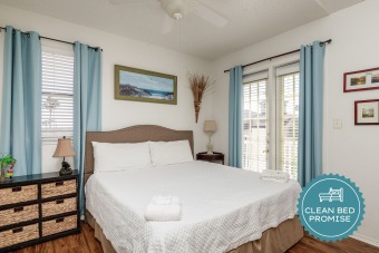 Lake House Gulf Shore Villa CBC289K-Beautiful Studio W Direct View to The Tropical Pool, , on Gulf of Mexico - Corpus Christi in Texas - Lakehouse Vacation Rental - Lake Home for rent on LakeHouseVacations.com