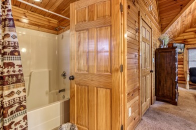 Lake House Cozy 2 Bedroom Log Cabin with Hot Tub, , on Powdermilk Creek - Gatlinburg in Tennessee - Lakehouse Vacation Rental - Lake Home for rent on LakeHouseVacations.com