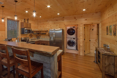 Lake House Private indoor pool cabin with outdoor living area, game room, theater room, , on Powdermilk Creek - Gatlinburg in Tennessee - Lakehouse Vacation Rental - Lake Home for rent on LakeHouseVacations.com