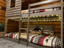 Lake House Docs Lake Escape - 10ac , What kid wouldn\'t want to sleep under firefly lit bunk lights in the Fam Suite, on Norris Lake in Tennessee - Lakehouse Vacation Rental - Lake Home for rent on LakeHouseVacations.com