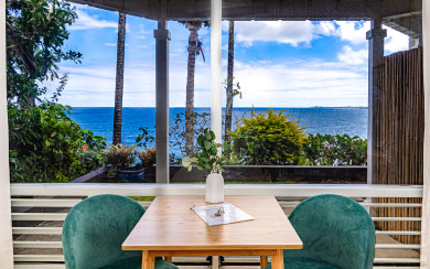 Lake House Oceanfront in Hilo Hale Kai Suites Bamboo Room - King Bed, Private Bathroom, , on Big Island - Hilo in Hawaii - Lakehouse Vacation Rental - Lake Home for rent on LakeHouseVacations.com