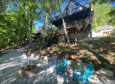 Lake House Witt's Cove Landing - 5bd, 3.5ba, Firepit landing with view to the cabin above ... come relax here! , on Norris Lake in Tennessee - Lakehouse Vacation Rental - Lake Home for rent on LakeHouseVacations.com