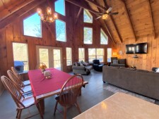 Lake House Witt's Cove Landing - 5bd, 3.5ba, Plenty of room for dining and all new fixtures brighten the great room, on Norris Lake in Tennessee - Lakehouse Vacation Rental - Lake Home for rent on LakeHouseVacations.com