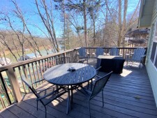 Lake House Witt's Cove Landing - 5bd, 3.5ba, Main level entertaining walks out on this deck from the great room, on Norris Lake in Tennessee - Lakehouse Vacation Rental - Lake Home for rent on LakeHouseVacations.com
