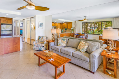 Lake House OCEANVIEW - Papakea H107 AC, King Bed, Ground Corner Unit, , on  in Hawaii - Lakehouse Vacation Rental - Lake Home for rent on LakeHouseVacations.com