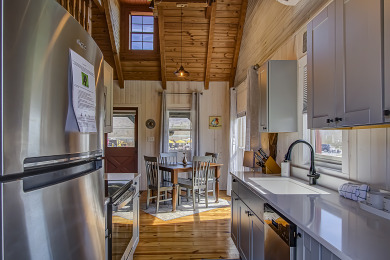 Lake House Romantic Mountain View log cabin with gas grill, private hot tub, & games!, , on Douglas Lake in Tennessee - Lakehouse Vacation Rental - Lake Home for rent on LakeHouseVacations.com