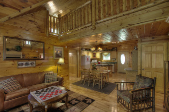Lake House Living Waters a creekside cabin with Hot Tub and firepit in Smoky Mountains!, , on  in Tennessee - Lakehouse Vacation Rental - Lake Home for rent on LakeHouseVacations.com
