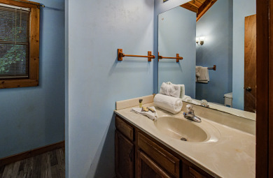 Lake House Find Your Inner Peace (and a Hot Tub!) in Gatlinburg Tranquil Cabin, , on West Prong Little Pigeon River - Gatlinburg in Tennessee - Lakehouse Vacation Rental - Lake Home for rent on LakeHouseVacations.com