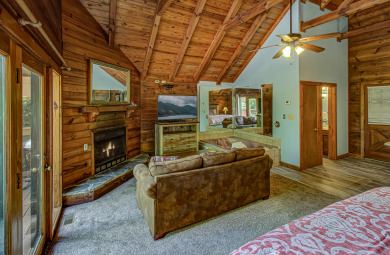 Lake House Find Your Inner Peace (and a Hot Tub!) in Gatlinburg Tranquil Cabin, , on West Prong Little Pigeon River - Gatlinburg in Tennessee - Lakehouse Vacation Rental - Lake Home for rent on LakeHouseVacations.com