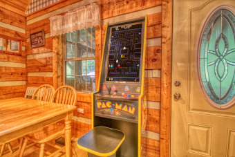 Lake House Downtown Gatlinburg Log Cabin with Video Arcade Game & Private Hot tub, , on  in Tennessee - Lakehouse Vacation Rental - Lake Home for rent on LakeHouseVacations.com