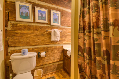 Lake House Beary Special Cabin A Paw-some Gatlinburg Riverfront Retreat, , on West Prong Little Pigeon River - Gatlinburg in Tennessee - Lakehouse Vacation Rental - Lake Home for rent on LakeHouseVacations.com