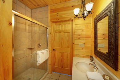 Lake House You'll Be Green With Envy! Luxury Ski Mountain Retreat with Game Room!, , on West Prong Little Pigeon River - Gatlinburg in Tennessee - Lakehouse Vacation Rental - Lake Home for rent on LakeHouseVacations.com