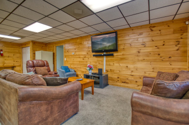 Lake House Gatlinburg's large cabin Lodge with internet, arcade, games, & pool access!, , on West Prong Little Pigeon River - Gatlinburg in Tennessee - Lakehouse Vacation Rental - Lake Home for rent on LakeHouseVacations.com