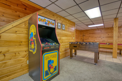 Lake House Gatlinburg's large cabin Lodge with internet, arcade, games, & pool access!, , on West Prong Little Pigeon River - Gatlinburg in Tennessee - Lakehouse Vacation Rental - Lake Home for rent on LakeHouseVacations.com