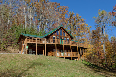 Lake House Gatlinburg's large cabin Lodge with internet, arcade, games, & pool access!, , on West Prong Little Pigeon River - Gatlinburg in Tennessee - Lakehouse Vacation Rental - Lake Home for rent on LakeHouseVacations.com