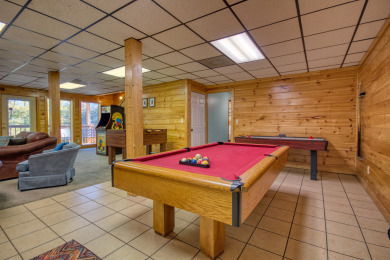Lake House Gatlinburg's large cabin Lodge with internet, arcade, games, & pool access!, , on West Prong Little Pigeon River - Gatlinburg in Tennessee - Lakehouse Vacation Rental - Lake Home for rent on LakeHouseVacations.com
