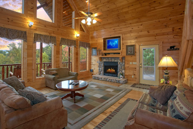 Lake House Splash Mansion It's Time to Make a Splash in the Smokies!, , on West Prong Little Pigeon River - Gatlinburg in Tennessee - Lakehouse Vacation Rental - Lake Home for rent on LakeHouseVacations.com