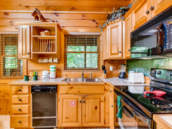 Lake House Beautiful Private 1 Bedroom Cabin that sleeps 4 in beautiful Wears Valley!, , on Douglas Lake in Tennessee - Lakehouse Vacation Rental - Lake Home for rent on LakeHouseVacations.com