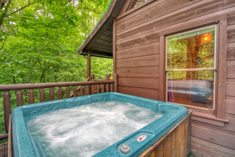 Lake House 1 Bedroom Gatlinburg Cabin with Fishing Pond access and Pool table in loft., , on (private lake) in Tennessee - Lakehouse Vacation Rental - Lake Home for rent on LakeHouseVacations.com