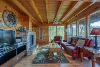 Lake House Morning View is a two story, one bedroom log cabin with a spectacular view!, , on Douglas Lake in Tennessee - Lakehouse Vacation Rental - Lake Home for rent on LakeHouseVacations.com