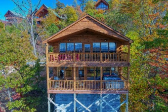 Lake House Morning View is a two story, one bedroom log cabin with a spectacular view!, , on Douglas Lake in Tennessee - Lakehouse Vacation Rental - Lake Home for rent on LakeHouseVacations.com