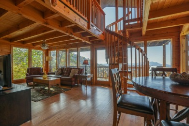 Lake House Morning View is a two story, one bedroom log cabin with a spectacular view!, , on Douglas Lake in Tennessee - Lakehouse Vacation Rental - Lake Home for rent on LakeHouseVacations.com
