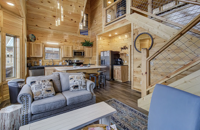 Lake House River Elegance Experience Smoky Mountain Living in Style and Flow!, , on West Prong Little Pigeon River in Tennessee - Lakehouse Vacation Rental - Lake Home for rent on LakeHouseVacations.com