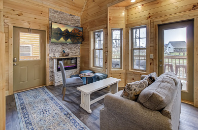 Lake House River Elegance Experience Smoky Mountain Living in Style and Flow!, , on West Prong Little Pigeon River in Tennessee - Lakehouse Vacation Rental - Lake Home for rent on LakeHouseVacations.com