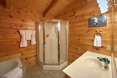 Lake House Boulder Bear Lodge Your Rock-Solid Smoky Mountain Retreat!, , on West Prong Little Pigeon River in Tennessee - Lakehouse Vacation Rental - Lake Home for rent on LakeHouseVacations.com