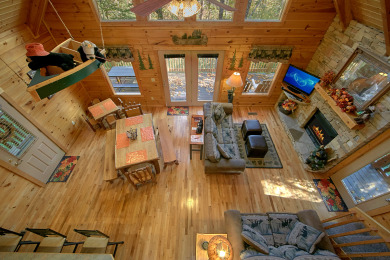 Lake House Boulder Bear Lodge Your Rock-Solid Smoky Mountain Retreat!, , on West Prong Little Pigeon River in Tennessee - Lakehouse Vacation Rental - Lake Home for rent on LakeHouseVacations.com