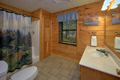 Lake House Boulder Bear Lodge Your Rock-Solid Smoky Mountain Retreat!, , on West Prong Little Pigeon River in Tennessee - Lakehouse Vacation Rental - Lake Home for rent on LakeHouseVacations.com