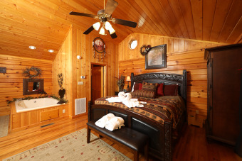 Lake House Charming Pet-Friendly 1 BR Studio Pigeon Forge Resort Cabin Near Dollywood, , on  in Tennessee - Lakehouse Vacation Rental - Lake Home for rent on LakeHouseVacations.com