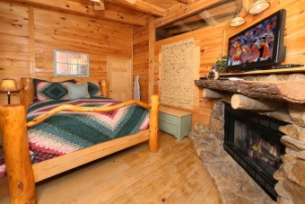 Lake House 2 Bedroom Cabin in Pigeon Forge with a Hot Tub and Wood Burning Fireplace, , on Douglas Lake in Tennessee - Lakehouse Vacation Rental - Lake Home for rent on LakeHouseVacations.com