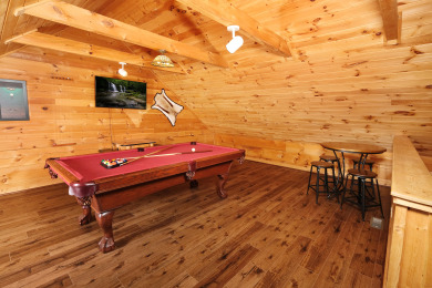 Lake House Private Smoky Mountain Pool table Log Cabin in Gated Pigeon Forge resort, , on Douglas Lake in Tennessee - Lakehouse Vacation Rental - Lake Home for rent on LakeHouseVacations.com