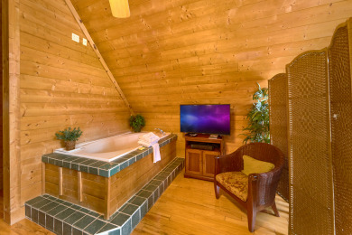 Lake House Romantic 1 Bedroom Pigeon Forge Cabin with pool table, Big screen TV, & views, , on Douglas Lake in Tennessee - Lakehouse Vacation Rental - Lake Home for rent on LakeHouseVacations.com