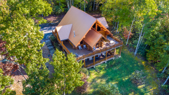 Lake House Genuine large log Smoky Mountain Cabin with Views, Game Room, and Fire Pit, , on Douglas Lake in Tennessee - Lakehouse Vacation Rental - Lake Home for rent on LakeHouseVacations.com