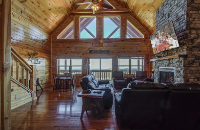 Lake House Majestic View Lodge Wake Up to Wonder in Your Smoky Mountain Escape!, , on Douglas Lake in Tennessee - Lakehouse Vacation Rental - Lake Home for rent on LakeHouseVacations.com