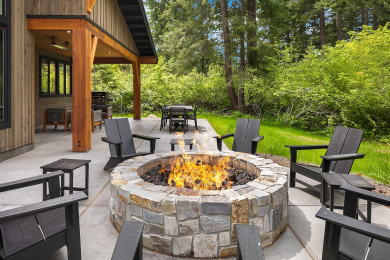 Lake House Luxurious Modern Mountain Estate! Hot Tub Gas Fire Pit Foosball and more!, , on Lake Cle Elum in Washington - Lakehouse Vacation Rental - Lake Home for rent on LakeHouseVacations.com