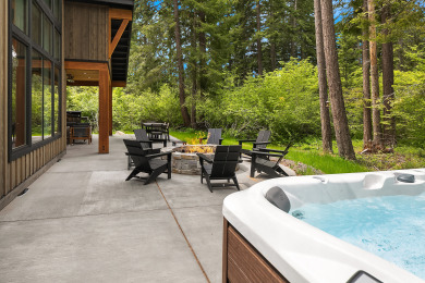 Lake House Luxurious Modern Mountain Estate! Hot Tub Gas Fire Pit Foosball and more!, , on Lake Cle Elum in Washington - Lakehouse Vacation Rental - Lake Home for rent on LakeHouseVacations.com