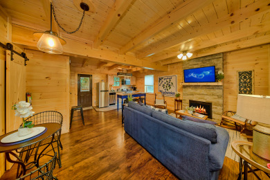 Lake House New 1 Bedroom - Sleeps 4 - Bring the kids ), , on West Prong Little Pigeon River in Tennessee - Lakehouse Vacation Rental - Lake Home for rent on LakeHouseVacations.com