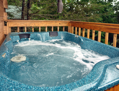 Lake House Wild Thing You'll Go Wild for This Smoky Mountain Cabin!, , on West Prong Little Pigeon River - Gatlinburg in Tennessee - Lakehouse Vacation Rental - Lake Home for rent on LakeHouseVacations.com