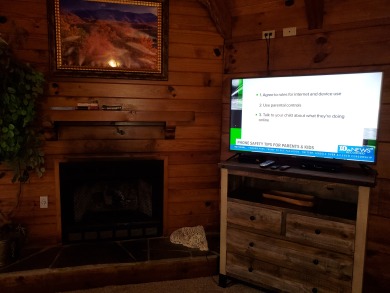 Lake House Wild Thing You'll Go Wild for This Smoky Mountain Cabin!, , on West Prong Little Pigeon River - Gatlinburg in Tennessee - Lakehouse Vacation Rental - Lake Home for rent on LakeHouseVacations.com