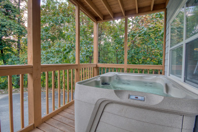 Lake House Heavenly Hideaway - Gatlinburg Chalet with Hot Tub & Pool Table!, , on West Prong Little Pigeon River - Gatlinburg in Tennessee - Lakehouse Vacation Rental - Lake Home for rent on LakeHouseVacations.com