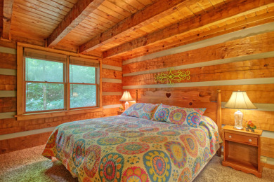 Lake House Get Your Gatlinburg Groove On! - Fun-Filled Cabin for Up to Four Guests, , on West Prong Little Pigeon River - Gatlinburg in Tennessee - Lakehouse Vacation Rental - Lake Home for rent on LakeHouseVacations.com