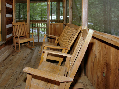 Lake House Get Your Gatlinburg Groove On! - Fun-Filled Cabin for Up to Four Guests, , on West Prong Little Pigeon River - Gatlinburg in Tennessee - Lakehouse Vacation Rental - Lake Home for rent on LakeHouseVacations.com